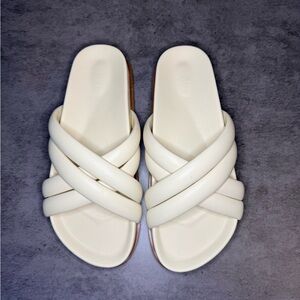 Cover Cream Slide Sandals